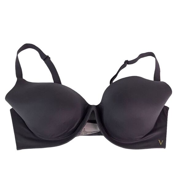 Victoria Secret No Underwire Lined Semi Demi Lavender Purple Soft Bra Sz 36D - Picture 1 of 6